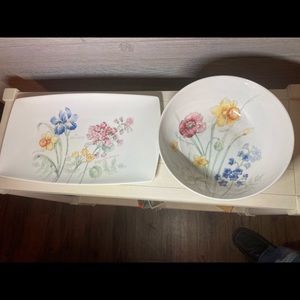 Artist sketchbook by Lenox - bowl and serving platter